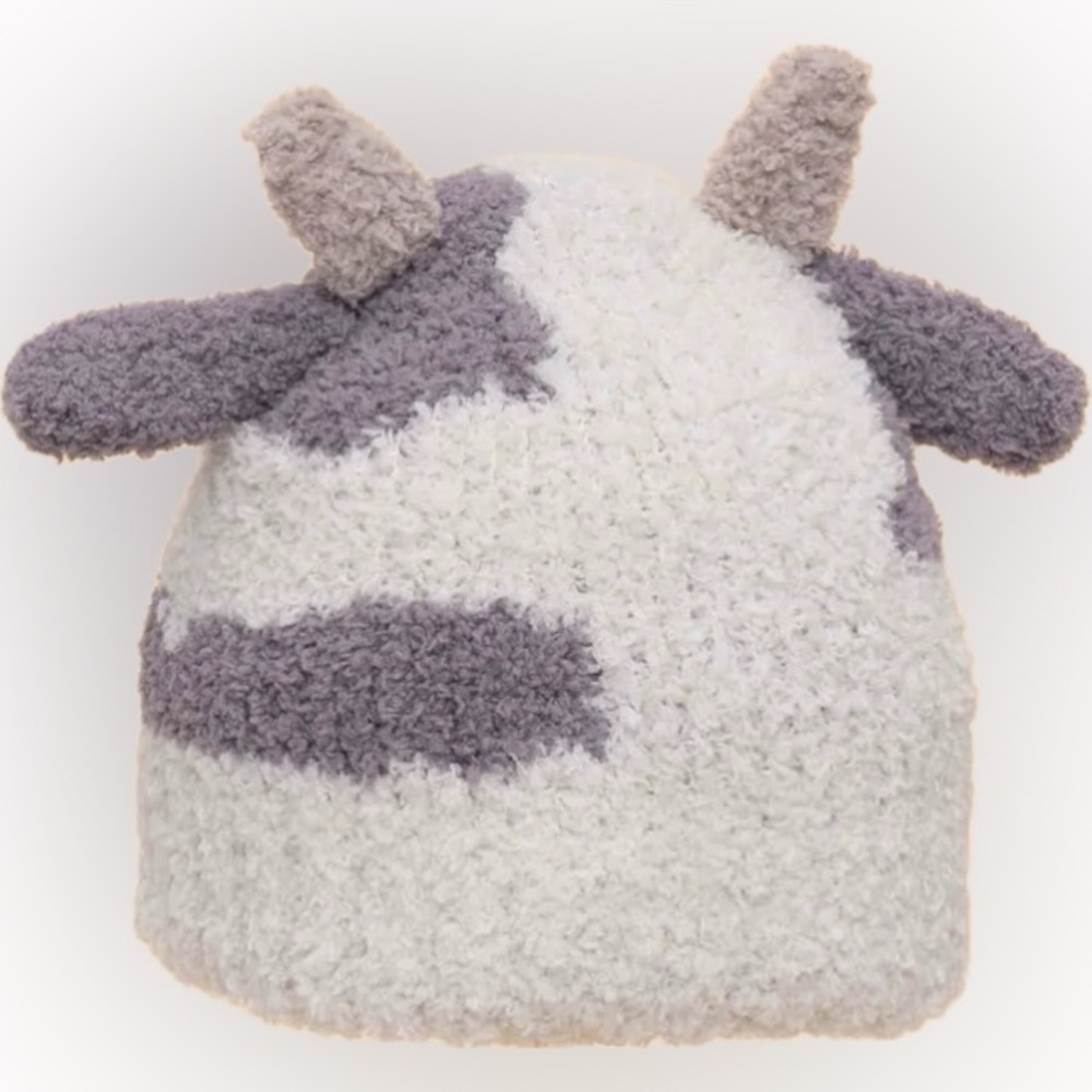 Powder UK kids animal hat/dairy cow/unisex/polyester/marshmallow/chenille - NWT
